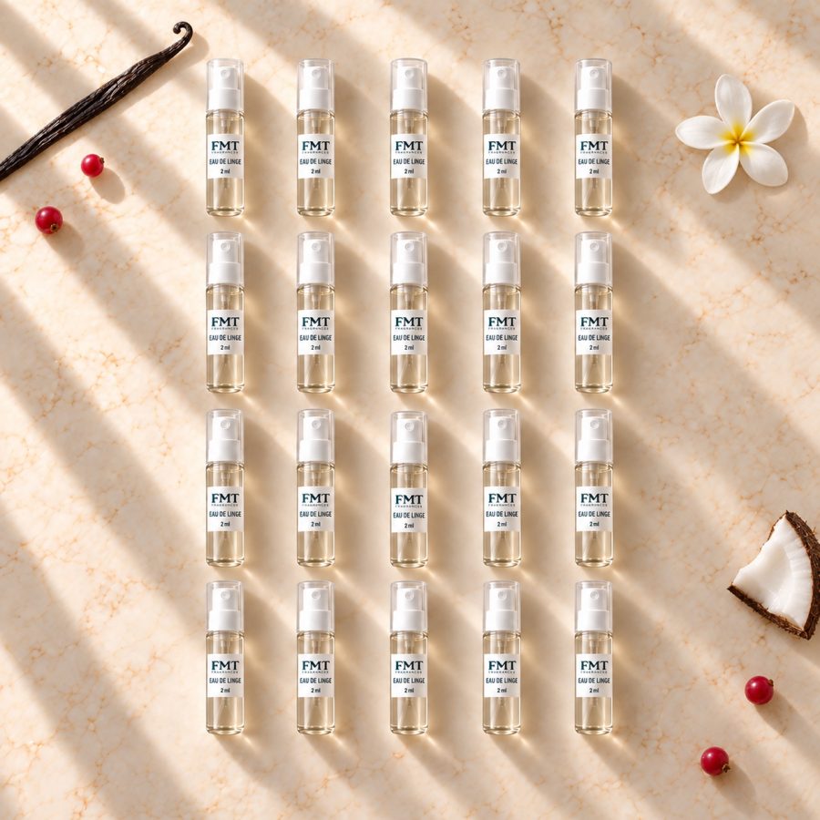 Illustration du pack Eau de linge : 20 sprays de 2 ml, sans boîte