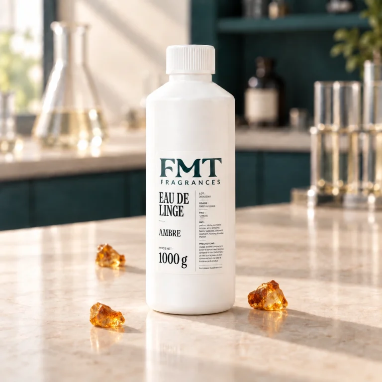 Eau de linge — Ambre — 1KG — laboratoire FMT