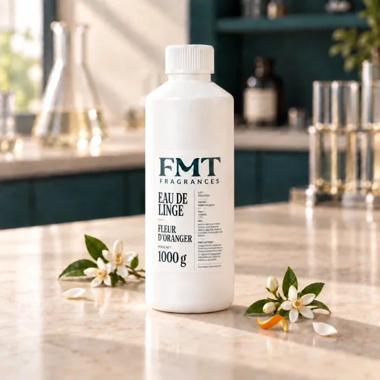 Eau de linge — Fleur d'Oranger — 1KG — laboratoire FMT