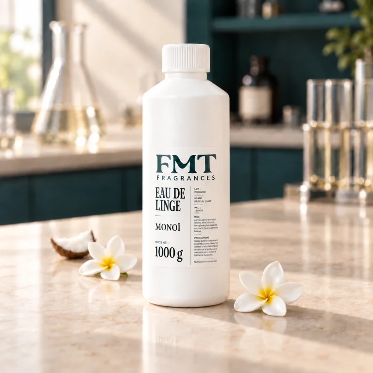 Eau de linge — Monoï — 1KG — laboratoire FMT