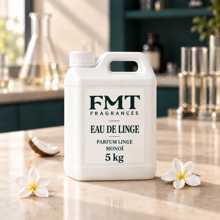 Eau de linge — Monoï — 5KG — laboratoire FMT