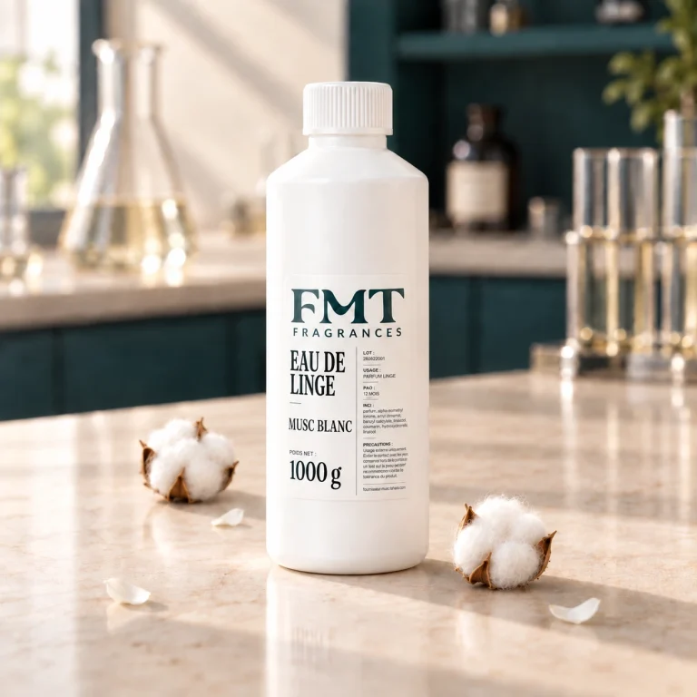 Eau de linge — Musc blanc — 1KG — laboratoire FMT