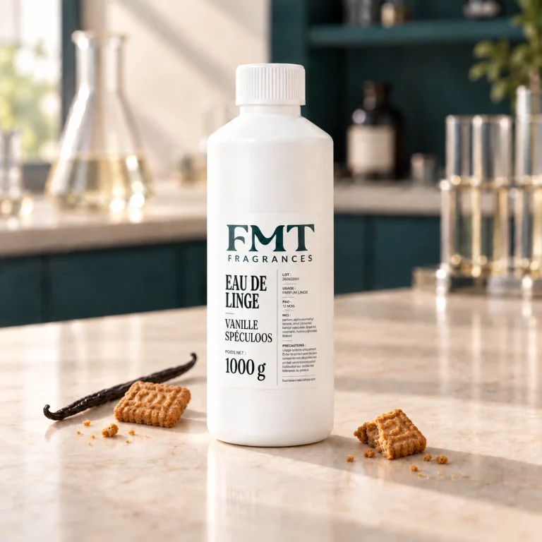 Eau de linge — Vanille Spéculoos — 1KG — laboratoire FMT
